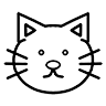 Logo de los dibujos de gato para colorear