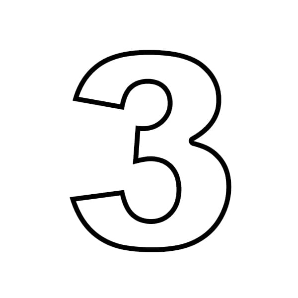 3 números arábigos de dibujos animados los diez dígitos de los números  arábigos del 0 al 9 fuente números decorativos dibujados a mano para  revistas infantiles ilustración vectorial aislada sobre fondo blanco   Vector Premium