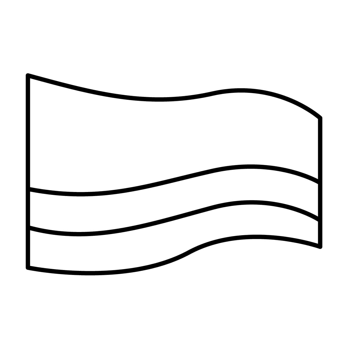 Imagen de bandera-de-colombia para colorear