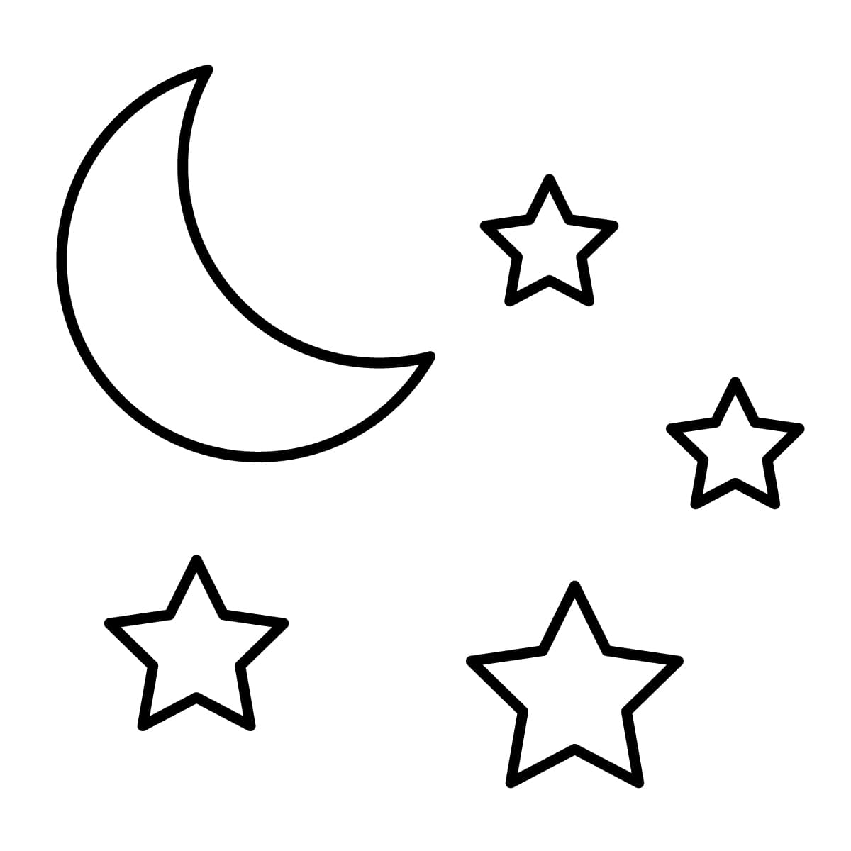 Dibujo De Luna Para Colorear E Imprimir Dibujos Y Colores Dibujo De Luna Para Colorear E Imprimir Dibujos Y Colores