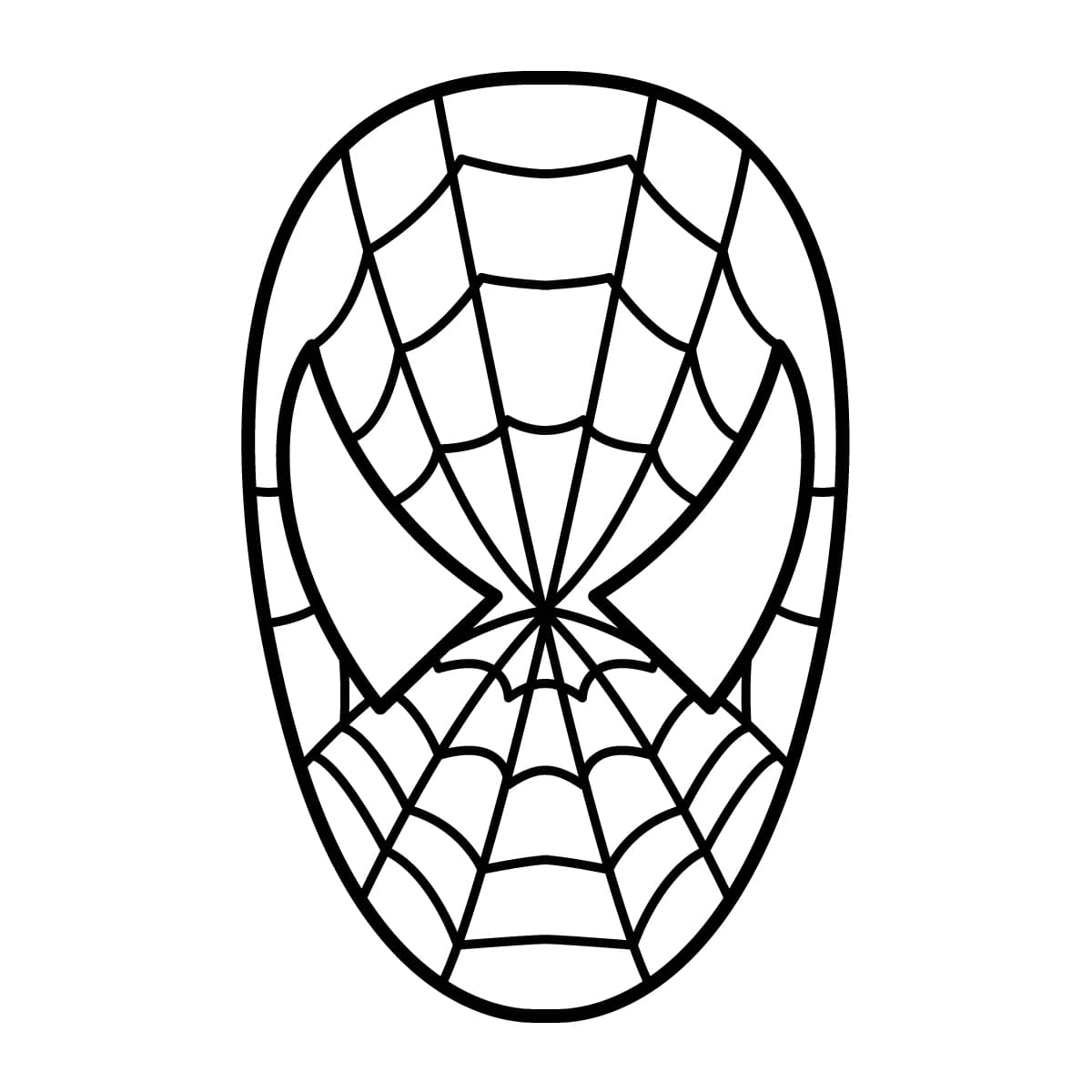 Imagen de spiderman para colorear