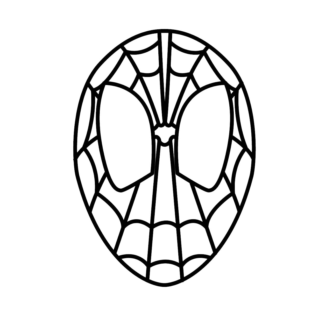 Imagen de spiderman para colorear